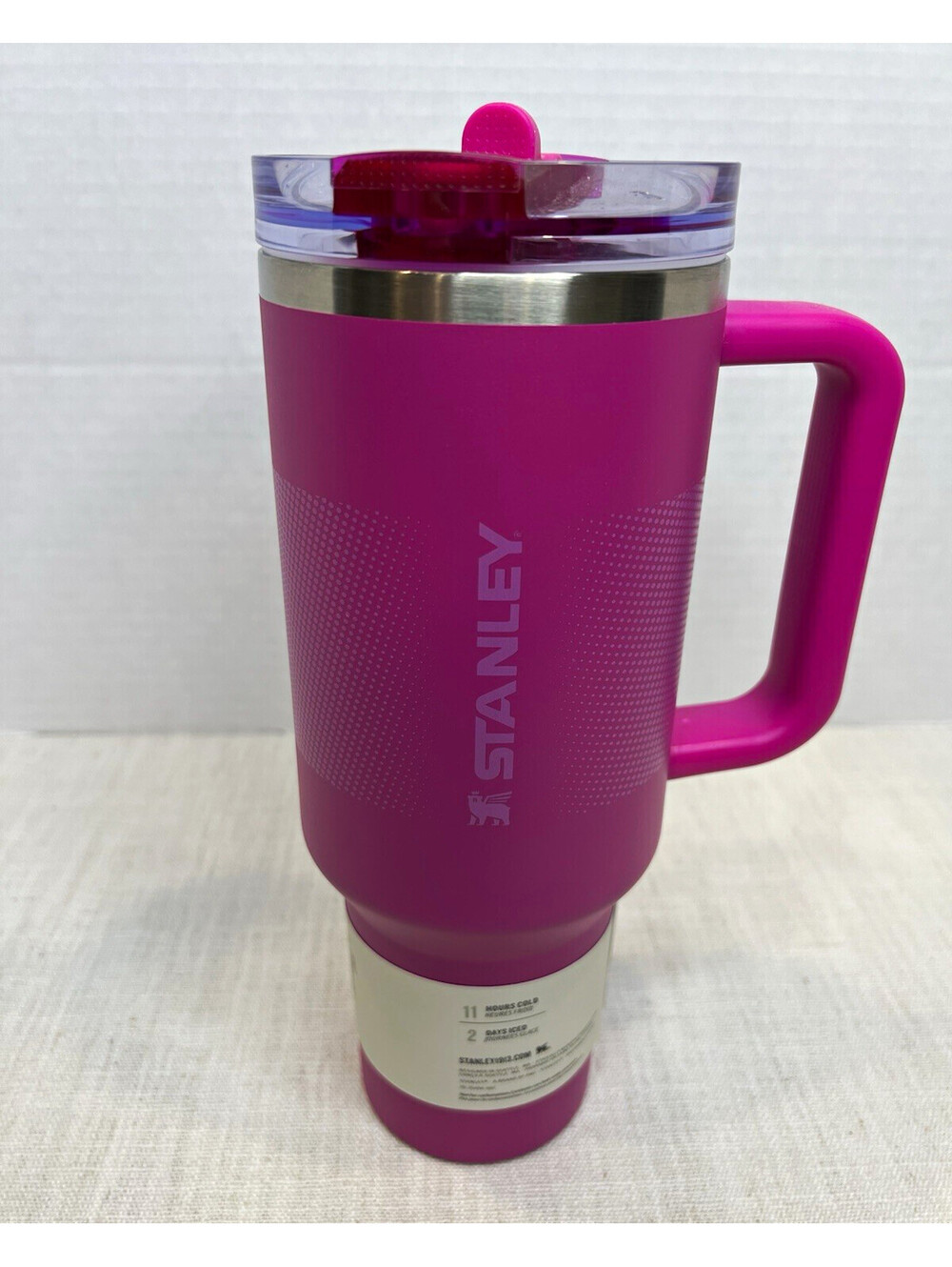 Stanley Quencher H2.0 FlowState 40 oz Pink Fade  w/ Handle Lid Straw